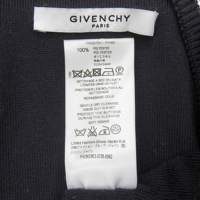 GIVENCHY 
ricamo lana 
4G logo maglione teddy giubbotto in lana