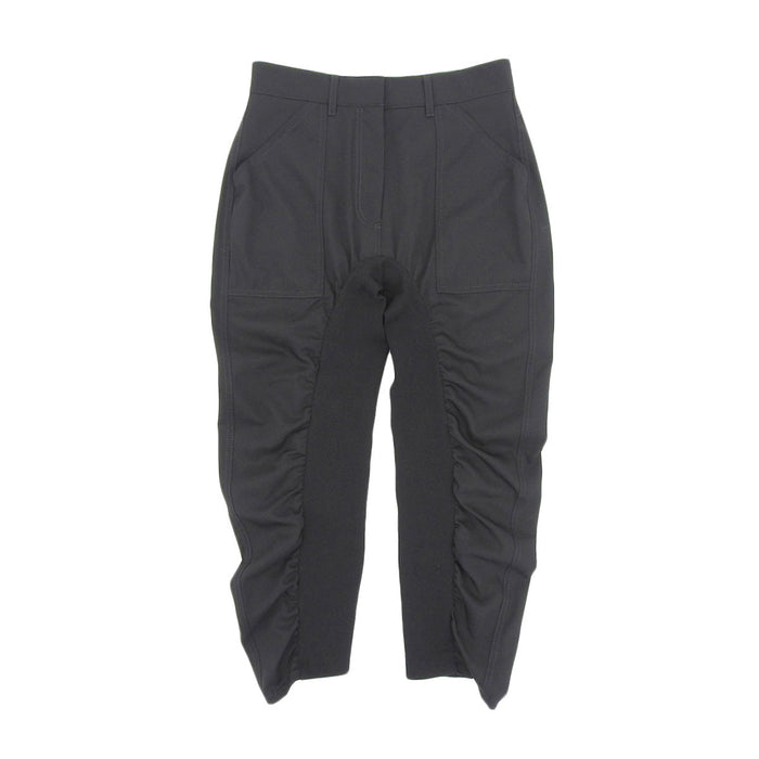 Stella McCartney 
STELLA McCARTNEY ウール コットン 切替 
クロップド ギャザー パンツ