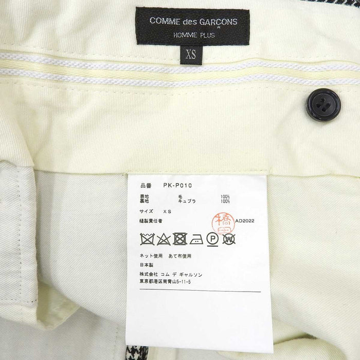 COMME des GARCONS 
千鳥格子 チェック ハーフパンツ 
ハウンドトゥース ショート パンツ 
コムデギャルソン オム プリュス