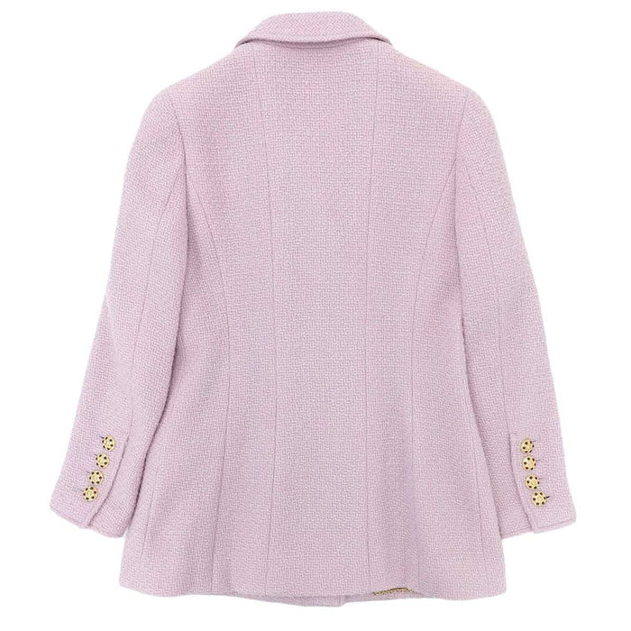 CHANEL 
COCO アルパカ混 グリポア ココボタン 96A 
ココマーク ヴィンテージ ツイード ウール ジャケット
