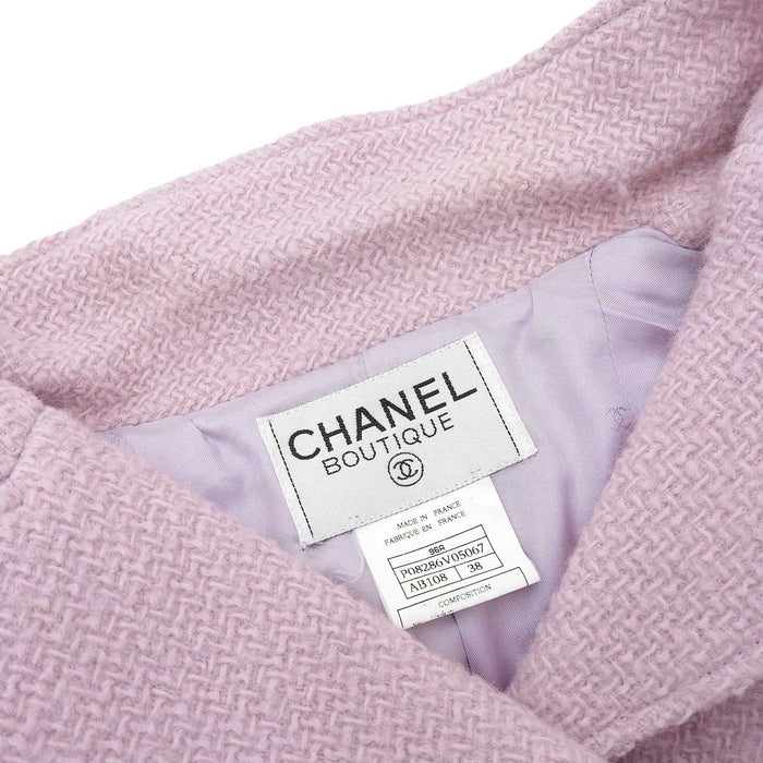 CHANEL 
COCO アルパカ混 グリポア ココボタン 96A 
ココマーク ヴィンテージ ツイード ウール ジャケット