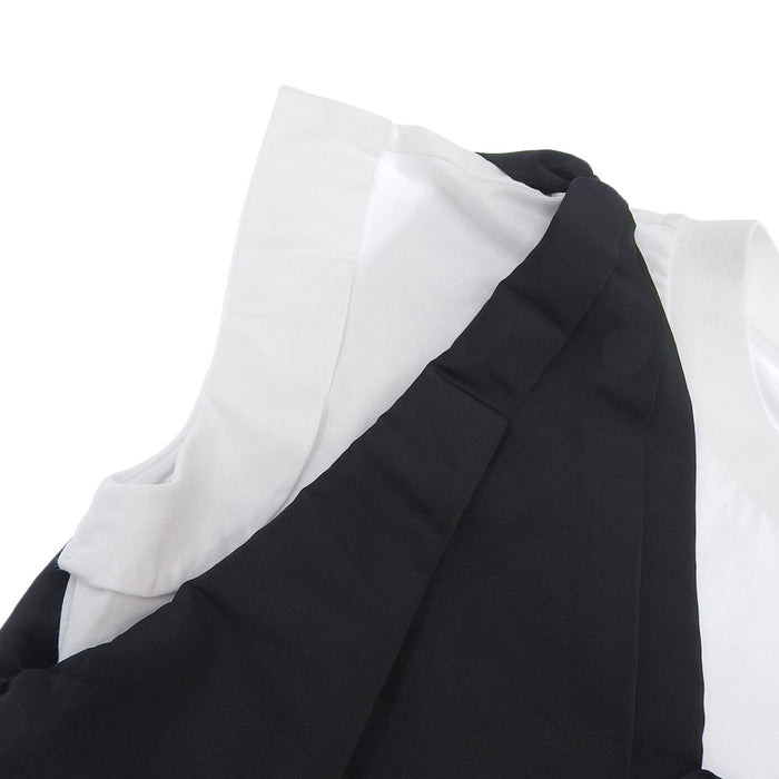 Alexander McQueen 
Top con effetto bustier a peplo incollato e orlo svasato