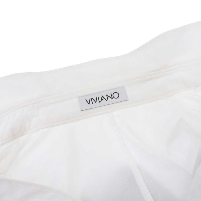 Viviano camicia lunga in tulle a strati di cotone VIVIANO