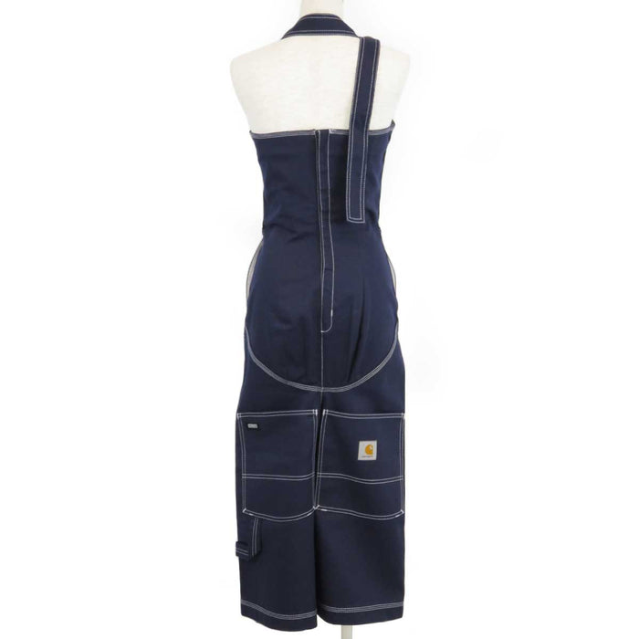 VETEMENTS 
Vetements Carhartt WORKWEAR 
Carhartt Collaboration Halter Neck Salopette