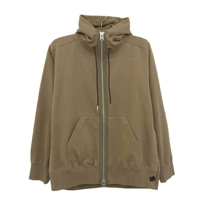 大注目 Sacai ダブル ジャージー スウェット パーカー サイドスナップ トップス