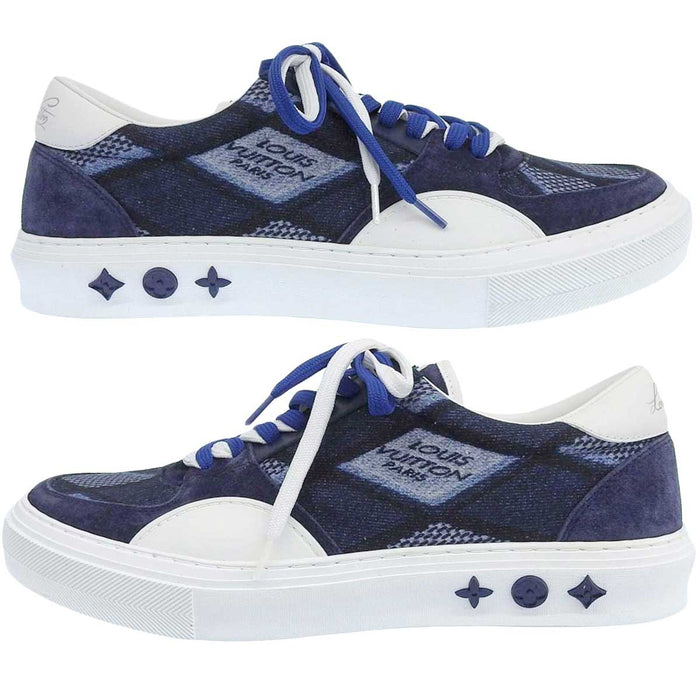 LOUIS VUITTON 
Diamant Damier Bicolore Double Lacet LV Flamme 
LV Ori Ligne Richelieu Baskets