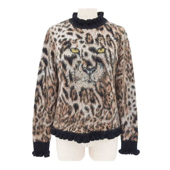 MOSCHINO
Moschino High Neck Animal Mohair Blend
Leopard Knit