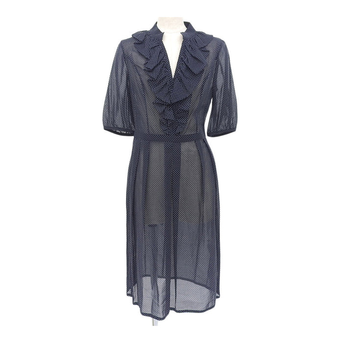 Rene
Frill Sheer Cotton
Dot One-piece Dress