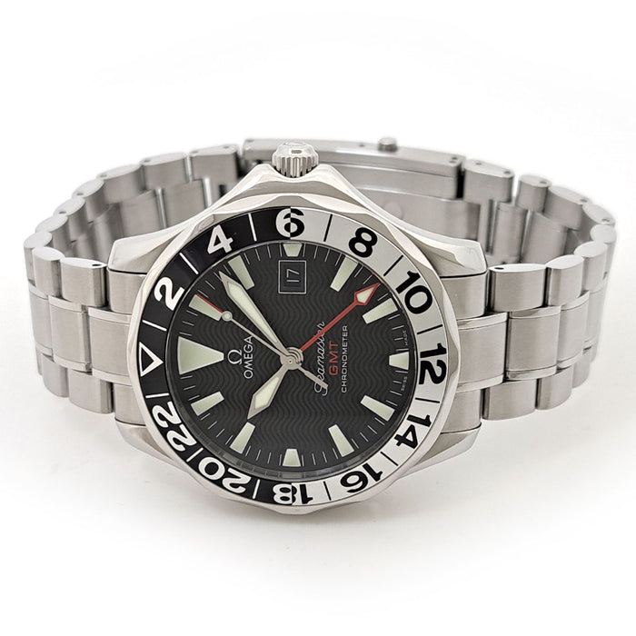 OMEGA 
Seamaster 300 GMT 
Avec boîte et garantie