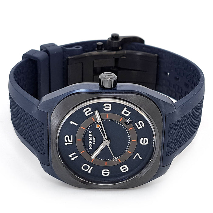 HERMES 
H08 XL ブルーチタン 
箱ギャラ付