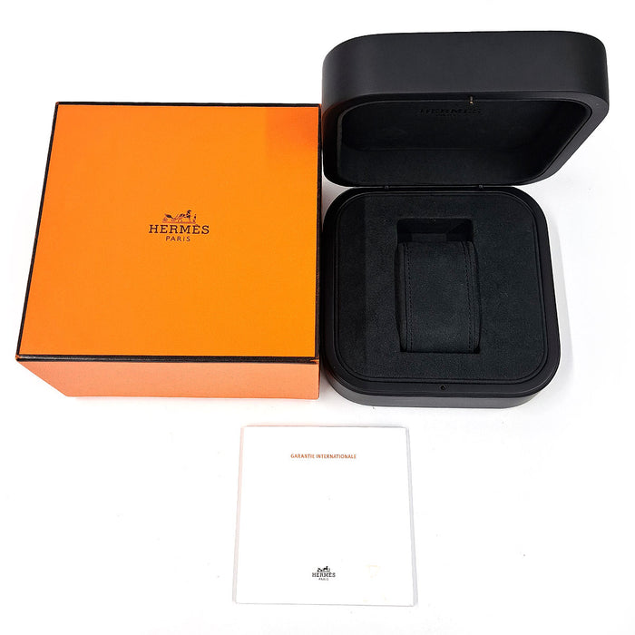 HERMES 
H08 XL ブルーチタン 
箱ギャラ付