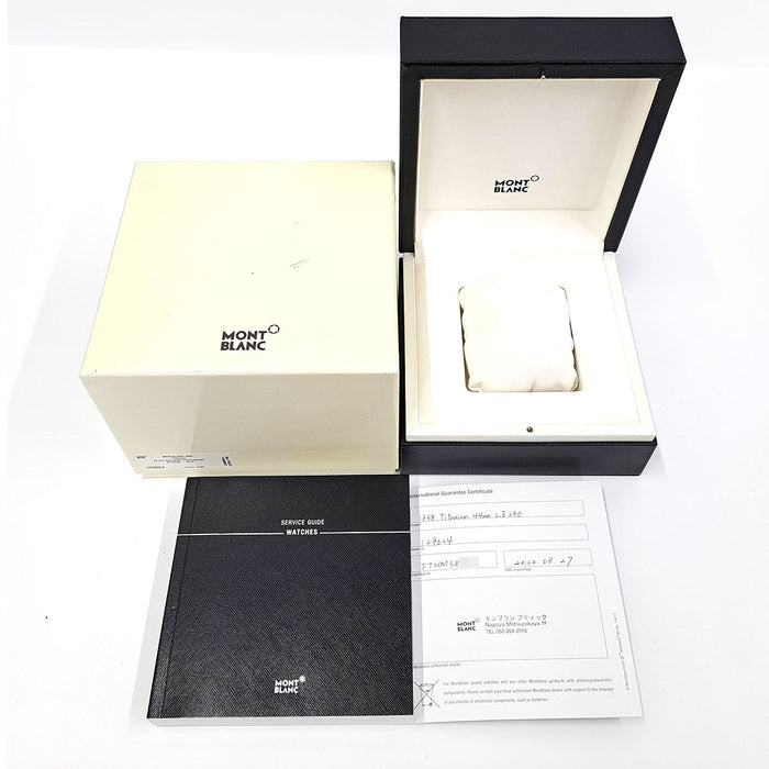 MONTBLANC
1858 Geosphere Chronograph Zero Oxygen
With box and warranty card