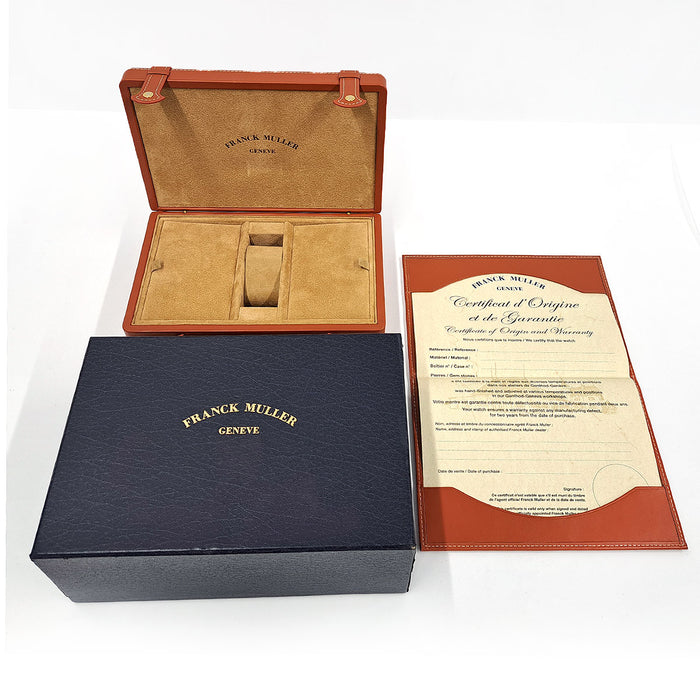 FRANCK MULLER 
Tonneau Courbe Casablanca 
Avec boîte et garantie