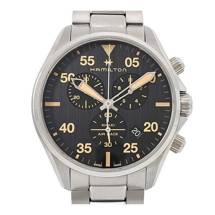 HAMILTON 
Khaki Chronograph 
With Box and Warranty Card