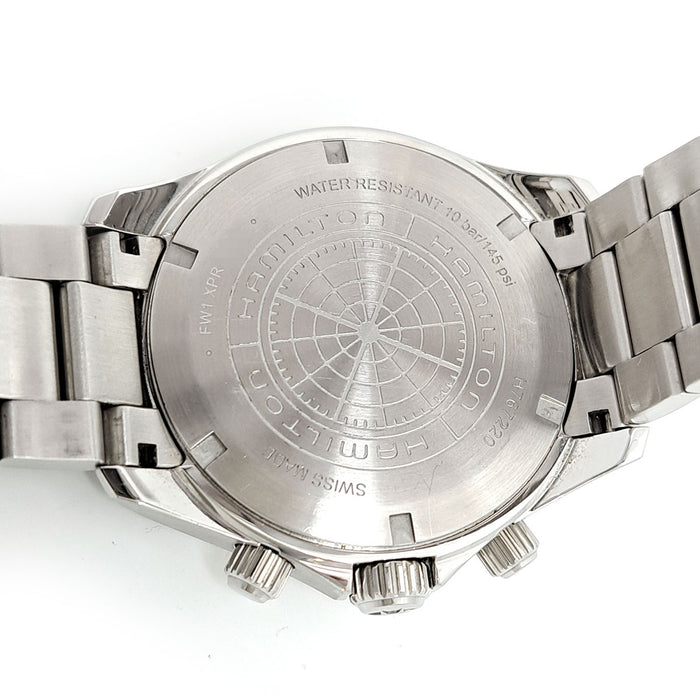 HAMILTON 
Khaki Chronograph 
With Box and Warranty Card