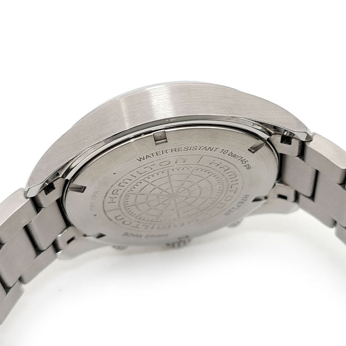 HAMILTON 
Khaki Chronograph 
With Box and Warranty Card