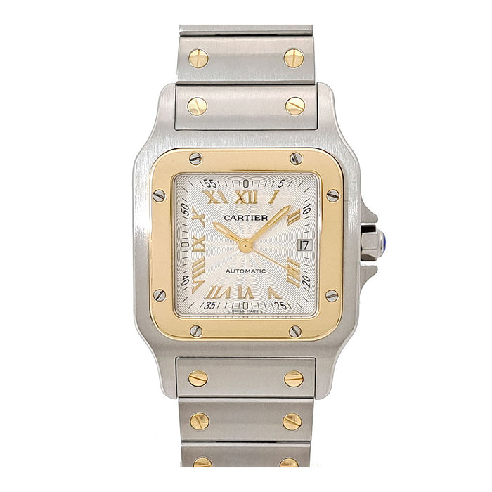 CARTIER 
Santos Galbée LM 
Avec boîte et certificat