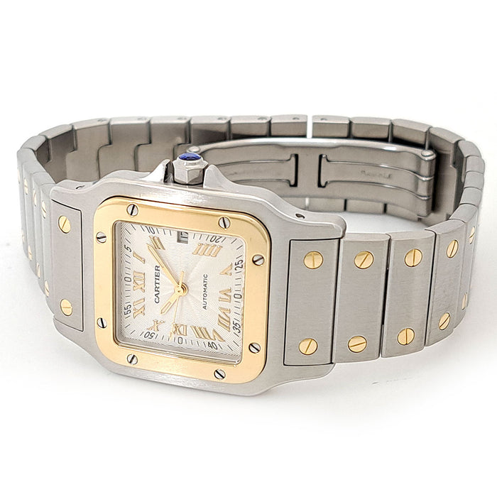 CARTIER 
Santos Galbée LM 
Avec boîte et certificat