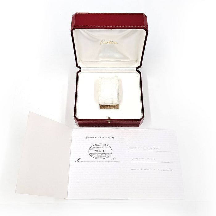 CARTIER 
Santos Galbée LM 
Avec boîte et certificat