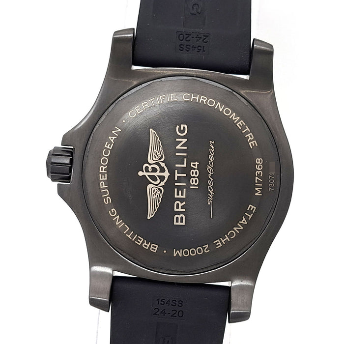 BREITLING 
Superocean Automatic 46 Acciaio Nero 
Con scatola e garanzia