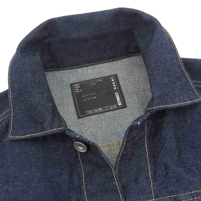 Sacai 
24SS ビヨンデックス 裾ジップ 
BEYONDEXX デニムトラッカージャケット
