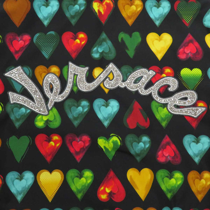VERSACE
Logo Embroidery Rhinestone Blouson Versace
Heart Motif Zip-up Hoodie Parker