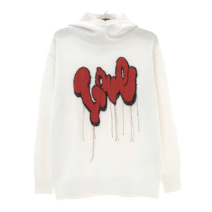 tao COMME des GARCONS
Pull à capuche en maille COMME des GARCONS
Pull à capuche en maille intarsia