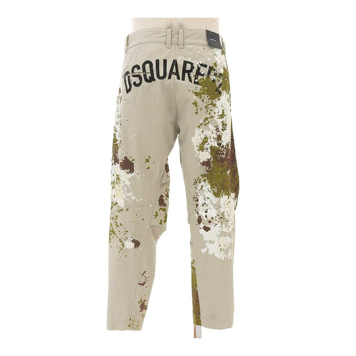 DSQUARED2 
DSQUARED2 SKIPPER FIT Damaged Processing 
Logo Paint Pants