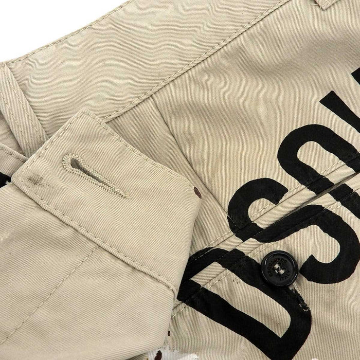 DSQUARED2 
DSQUARED2 SKIPPER FIT Damaged Processing 
Logo Paint Pants
