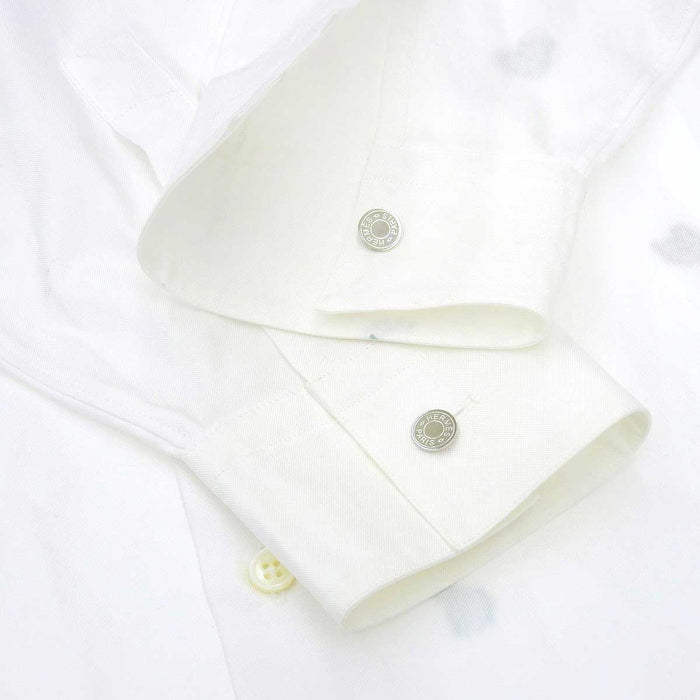 HERMES 
Modello 2024 HermesLock H Multi Pulsante Serie 
Camicia a maniche lunghe Hermes Lock H Multi