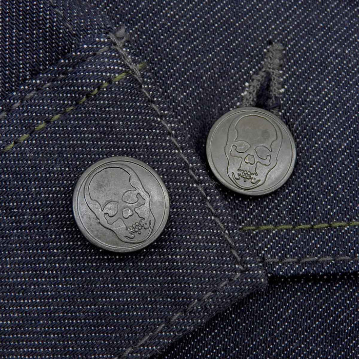 Lucien Pellat-Finet 
Ricamo 
Giacca di jeans con ricamo floreale