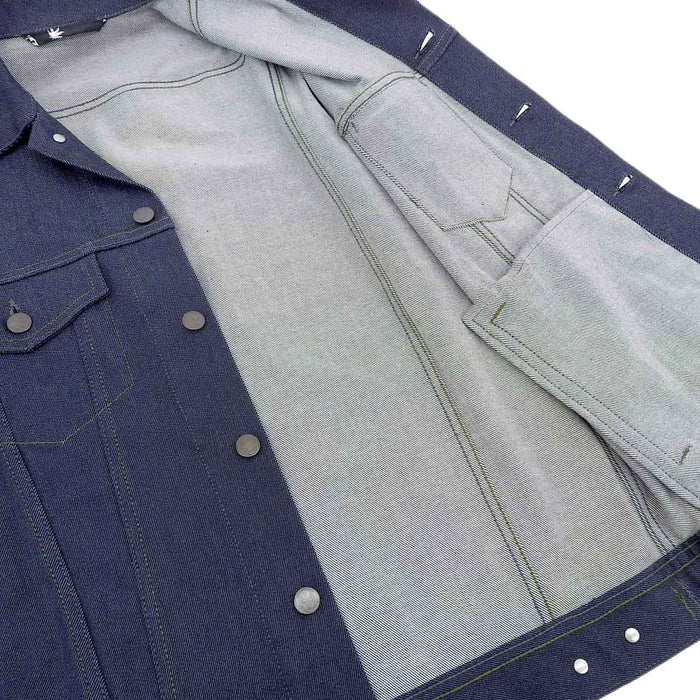 Lucien Pellat-Finet 
Ricamo 
Giacca di jeans con ricamo floreale
