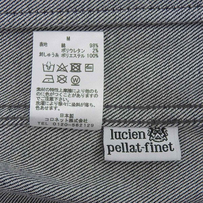 Lucien Pellat-Finet 
Ricamo 
Giacca di jeans con ricamo floreale