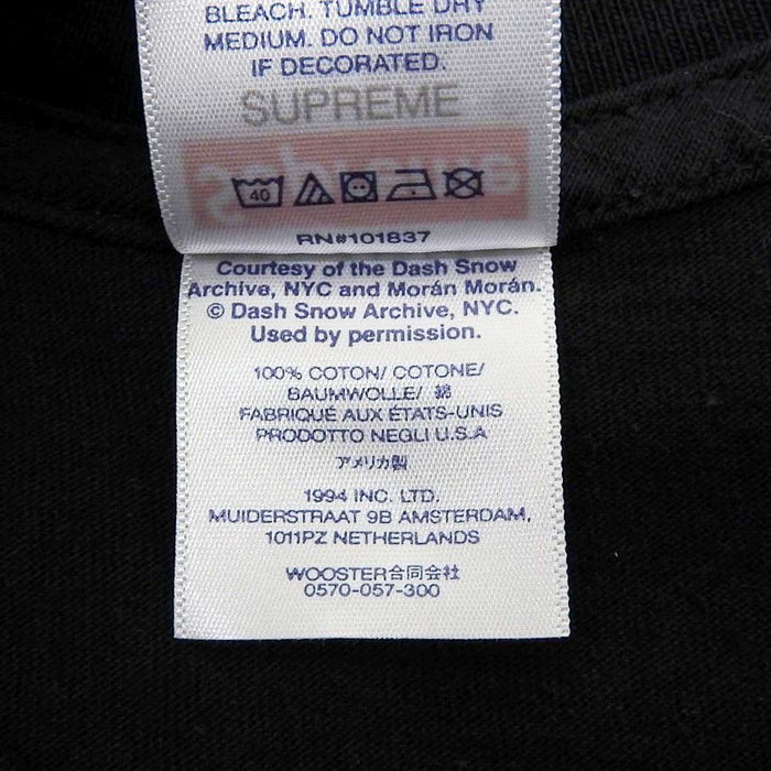 Supreme
Supreme Dash Snow Box Logo Cotton
Dash Snow Collaboration Hell T-shirt
