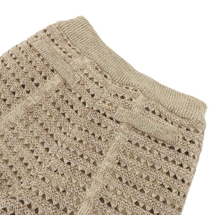 Lace knitting acrylic Waltz crochet knit pants