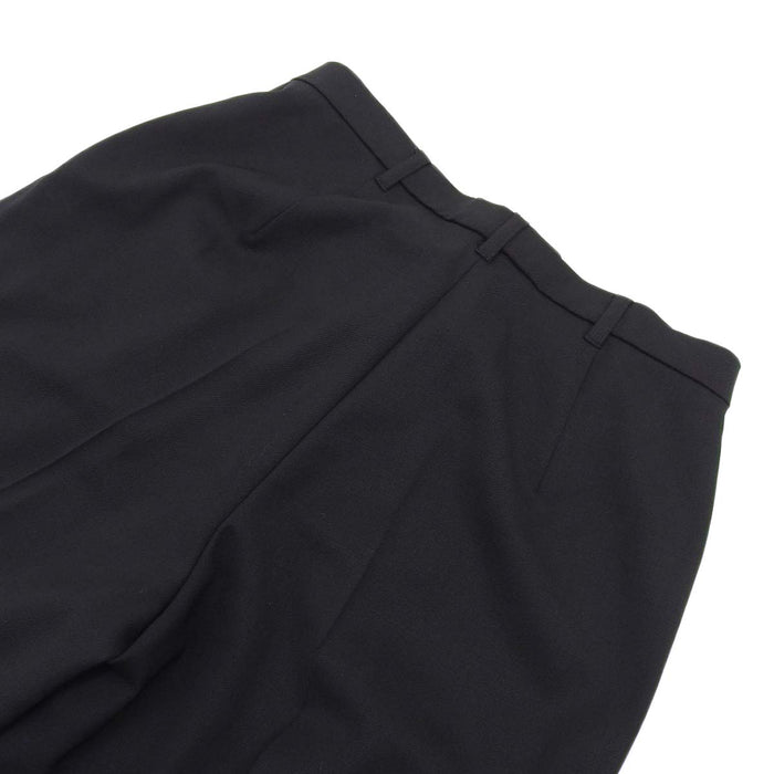 JIL SANDER 
ウール タック 
センタープレス スラックス パンツ