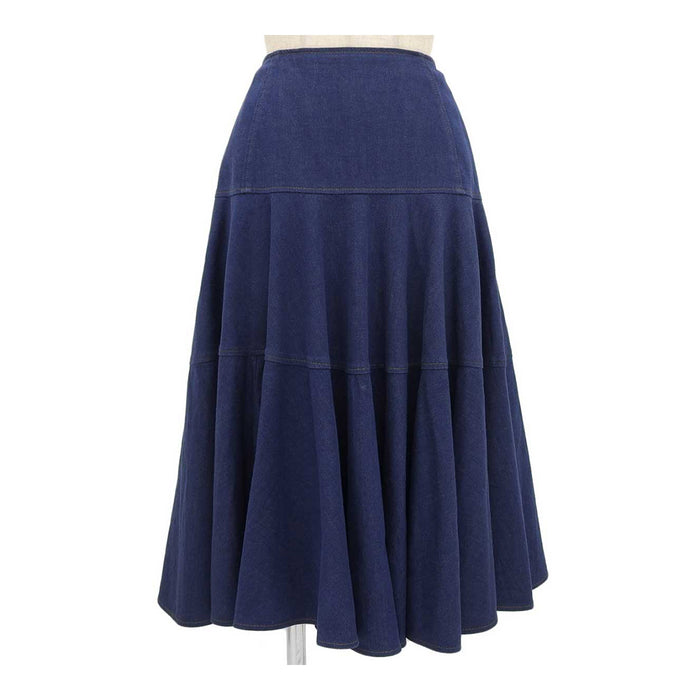 Adeam Cotton A-line Flare Navy
ADEAM Denim Skirt