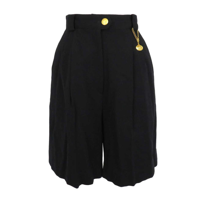 VALENTINO 
ロゴ刺繍 チェーン 
プリーツ キュロット パンツ 
valentino garavani sport