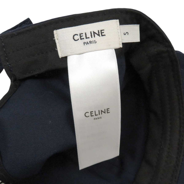 CELINE 
ロゴ CELINE エンブロイダリー コットン 
ロゴ ベースボール キャップ