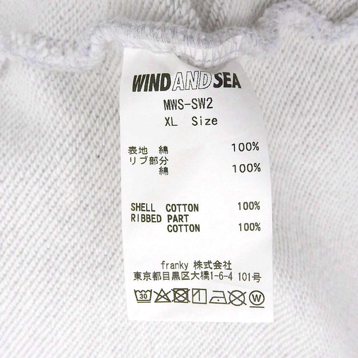 WIND AND SEA 
Madness cotone 
Felpa con cappuccio collaborazione MADNESS