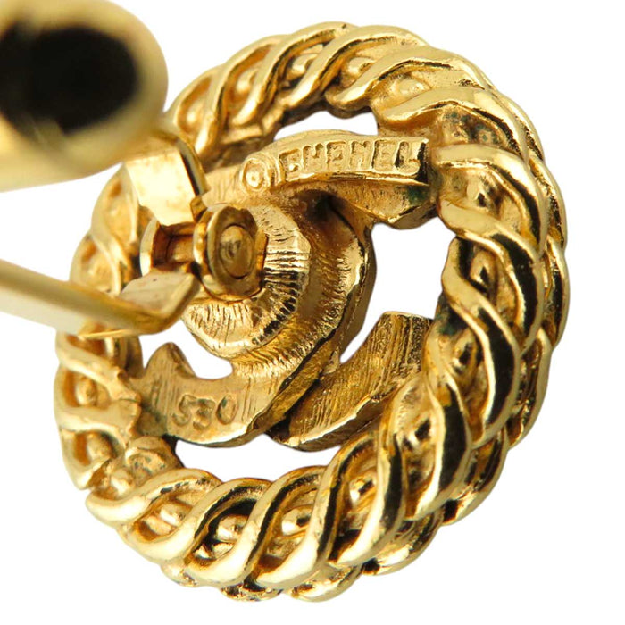 CHANEL
Logo COCO CC 530 Gold Color Metal Swivel Type
Coco Mark Vintage Round Cuffs