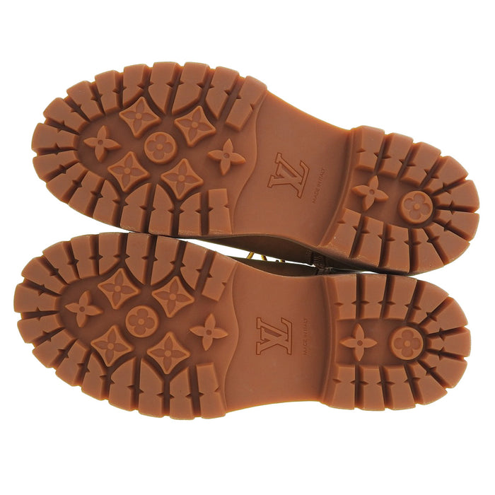 LOUIS VUITTON 
24年製 ティンバーランド レザー 
Timberland コラボ アンクルブーツ 
モノグラム