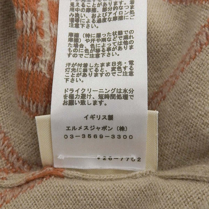 HERMES 
総柄 
Hロンド カシミヤ ニット