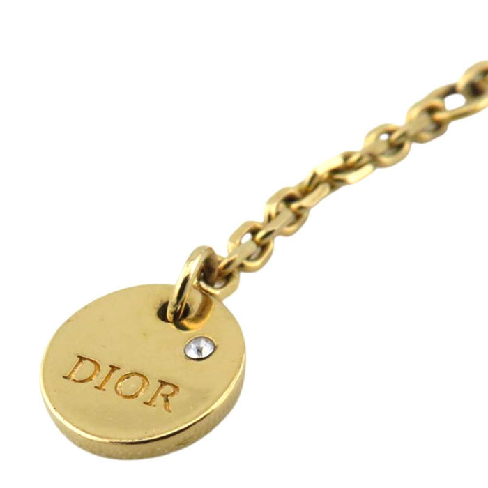 Dior 
Petit CD ゴールドトーンメタル ロゴ 
プチ CD ダブル ネックレス