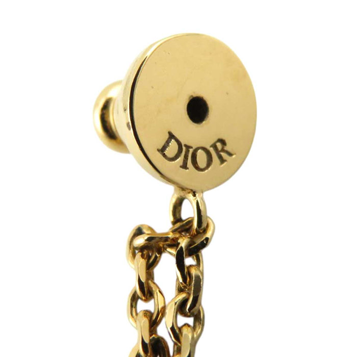 Dior 
Petit CD ゴールドトーンメタル スウィング ラインストーン 
プチ CD ピアス