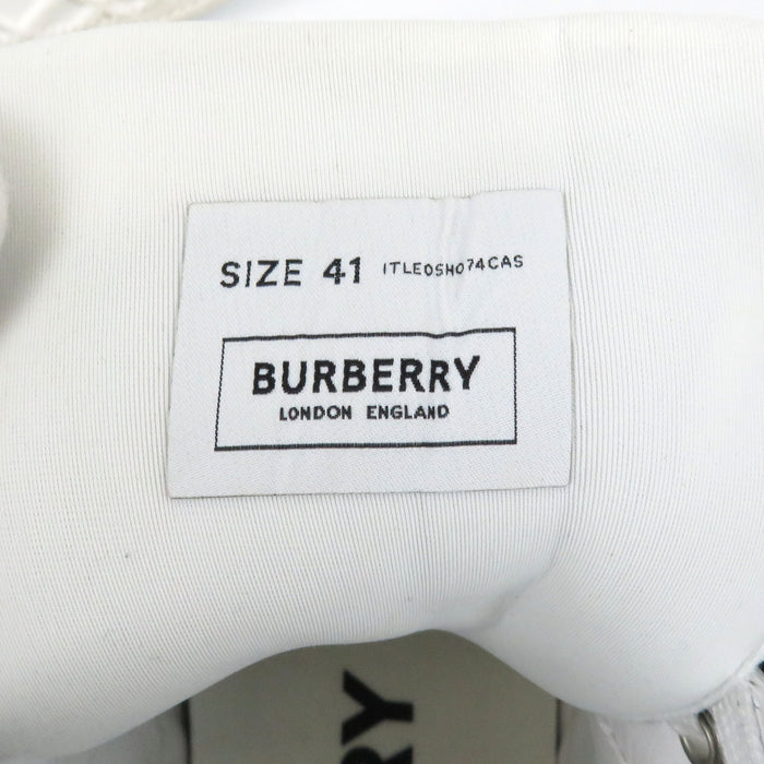 BURBERRY
Vintage Check Logo Patch
Cotton Neoprene High-Top Sneakers