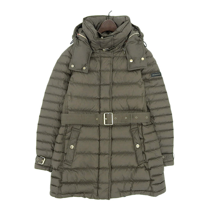 BURBERRY 
裏地チェック ナイロン 
ダウンコート