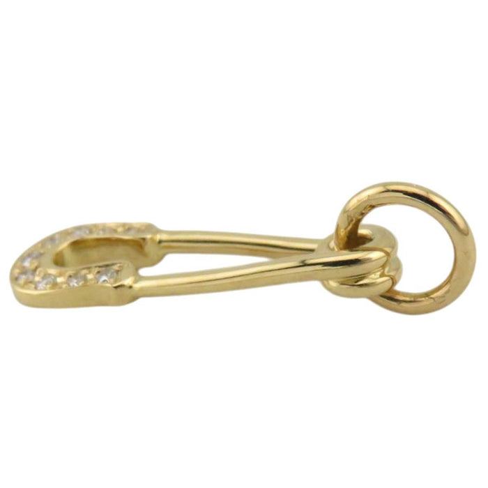 Sympathy of Soul
Logo Safety Pin YG Yellow Gold
Diamond Horseshoe Safety Pin Charm