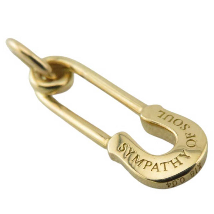 Sympathy of Soul
Logo Safety Pin YG Yellow Gold
Diamond Horseshoe Safety Pin Charm