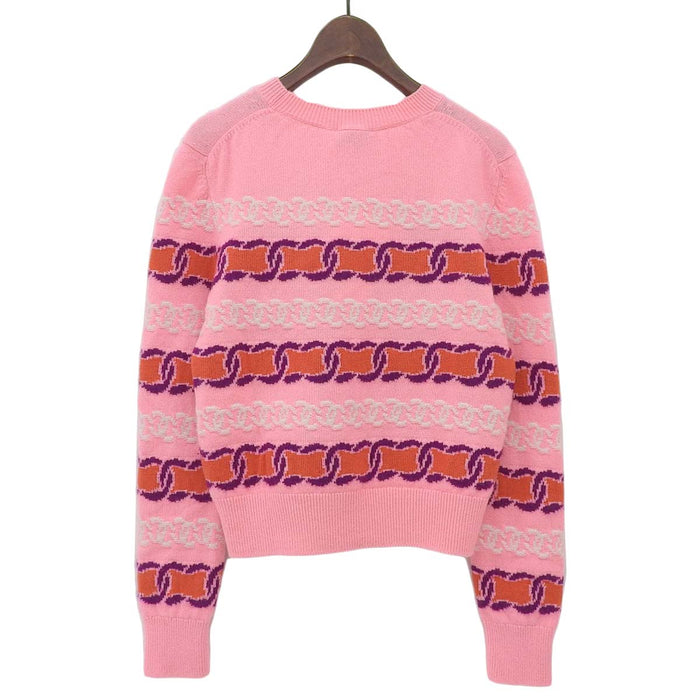CHANEL 
23AW COCO カシミヤ 
ココマーク チェーン柄 ニット